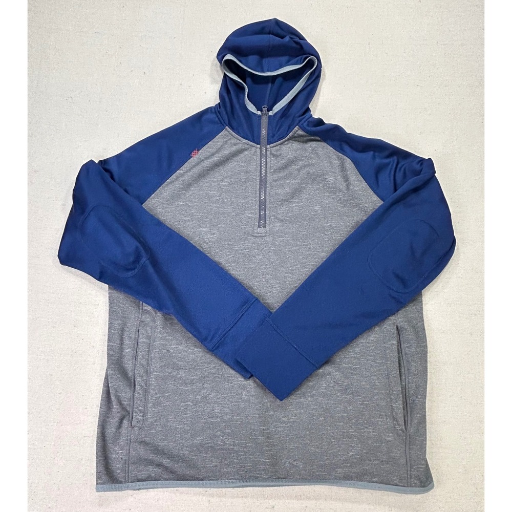 Rhone Mens XL Quarter Zip Hoodie Outdoor Raglan Pullover Performance GorpCore